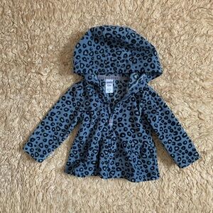 ✨ (5 for $20) Carter's Leopard Print Zip Hoodie